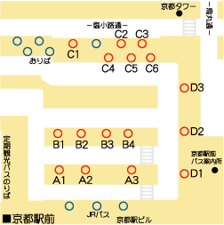 JR京都バス乗場